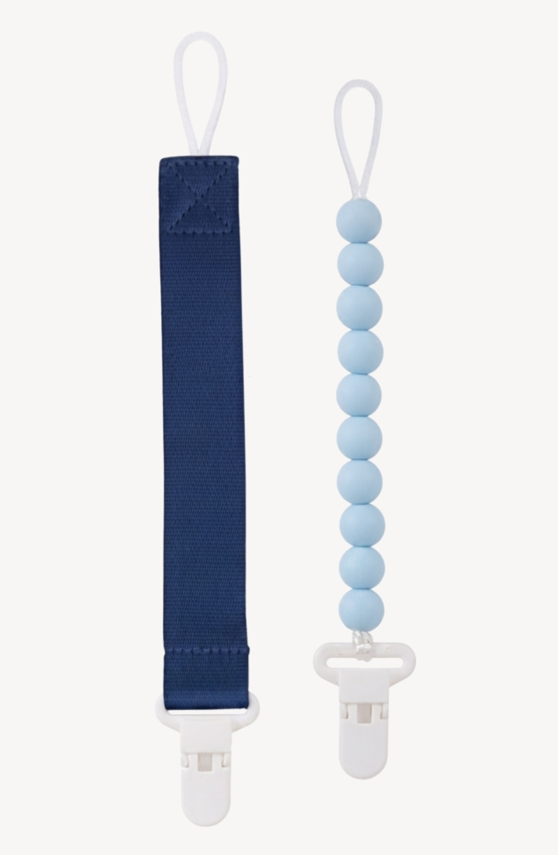 Набор держателей для пустышки, 2 шт, Navy/ Baby blue