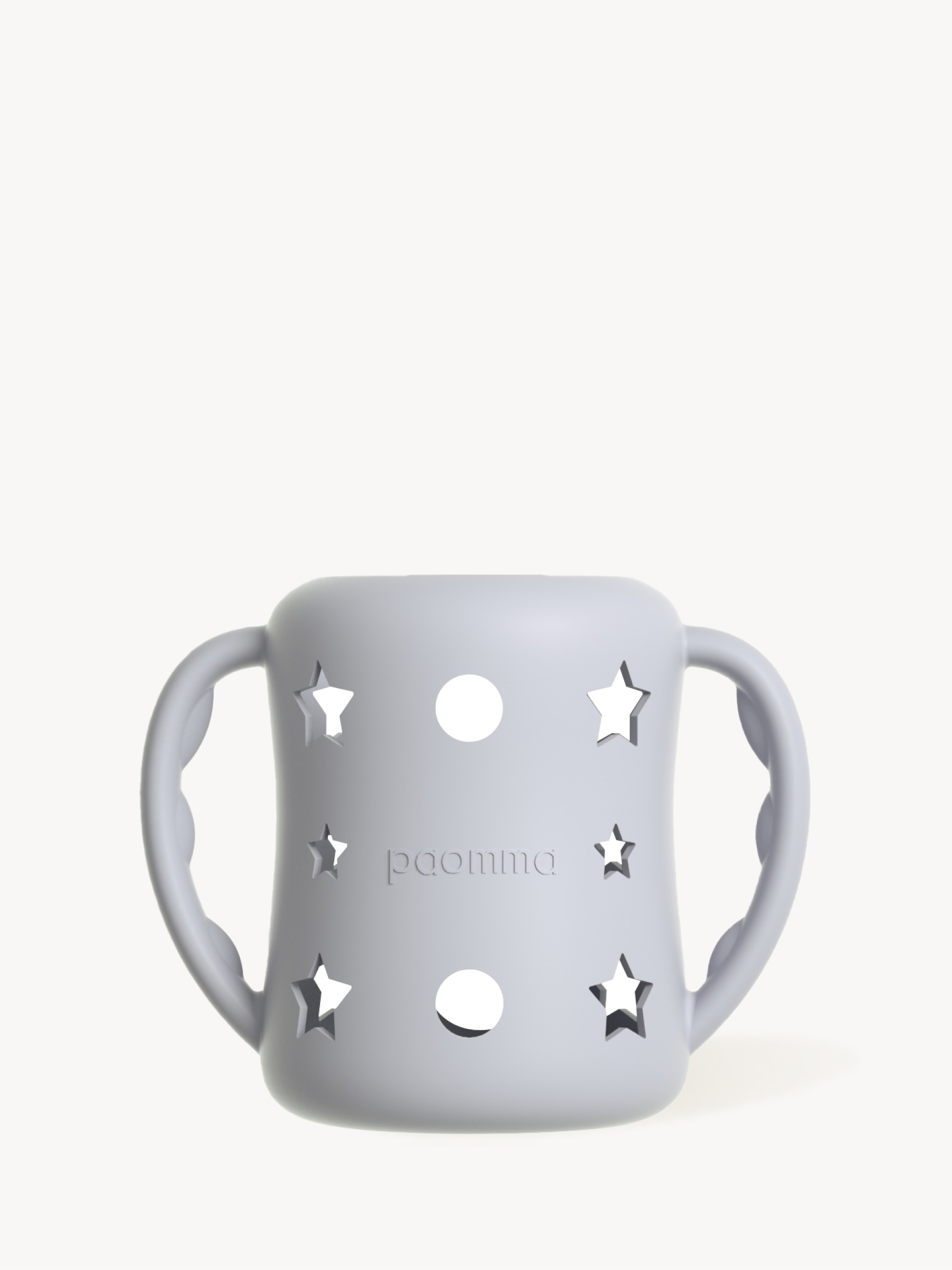 Силиконовый чехол для бутылочки, Light grey, 160 мл