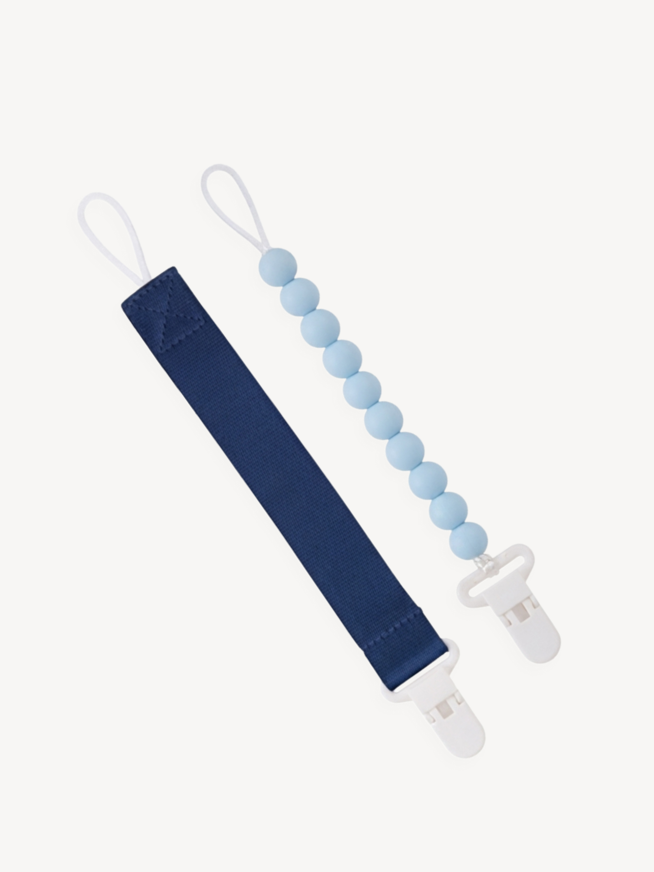 Набор держателей для пустышки, 2 шт, Navy/ Baby blue
